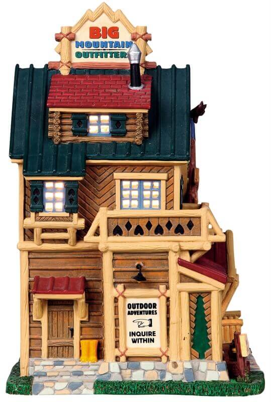 lemax-big-mountain-outfitters-chalet-miniature-lumineux-no-l image 2