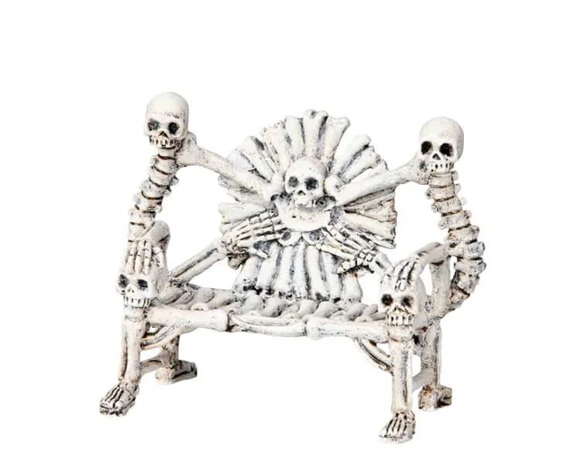lemax-bone-bench-accessoire-spooky-town-pour-village-miniature image 1