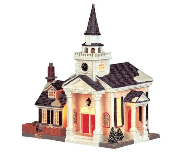 lemax-united-church-glise-lumineuse-village-de-no-l image 1
