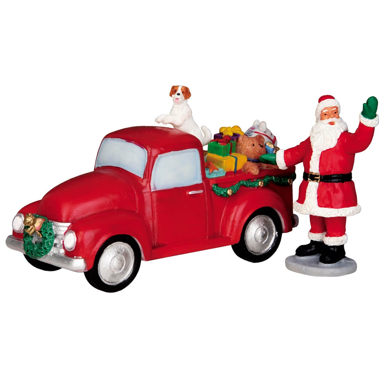 lemax-santa-s-truck-set-of-2-camion-du-p-re-no-l-miniature image 1