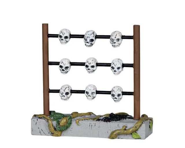 lemax-spooky-town-skull-rack-accessoire-miniature-cr-nes-halloween image 1