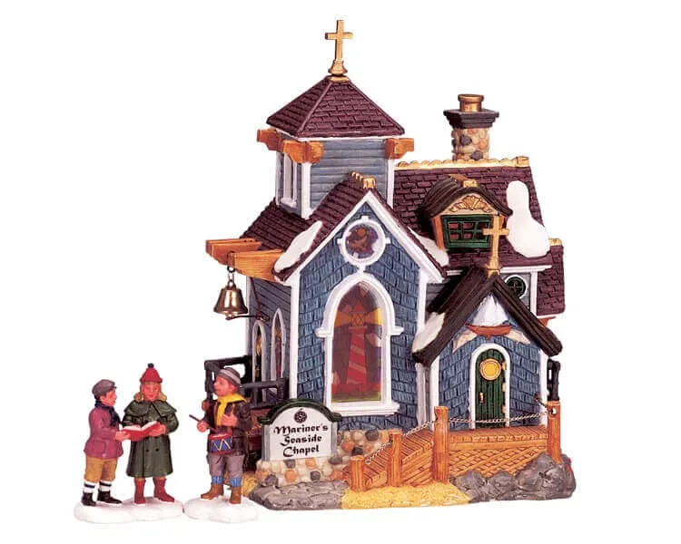 lemax-mariner-s-seaside-chapel-glise-miniature-bord-de-mer image 1
