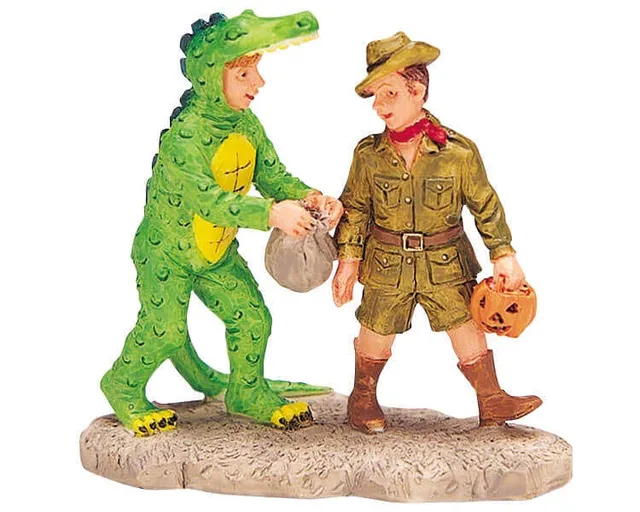 lemax-crock-crock-hunter-figurine-spooky-town image 1