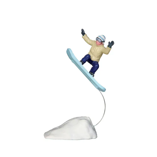 lemax-phat-air-figurine-vail-village-snowboard image 1