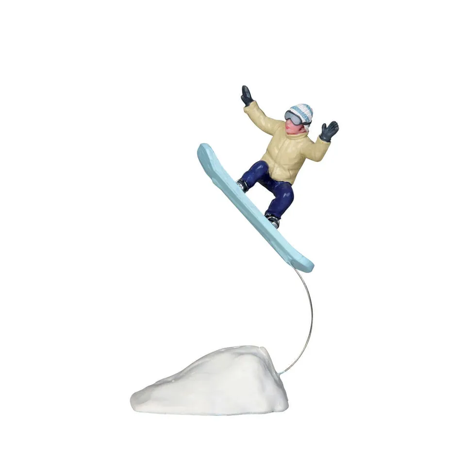 lemax-phat-air-figurine-vail-village-snowboard image 1