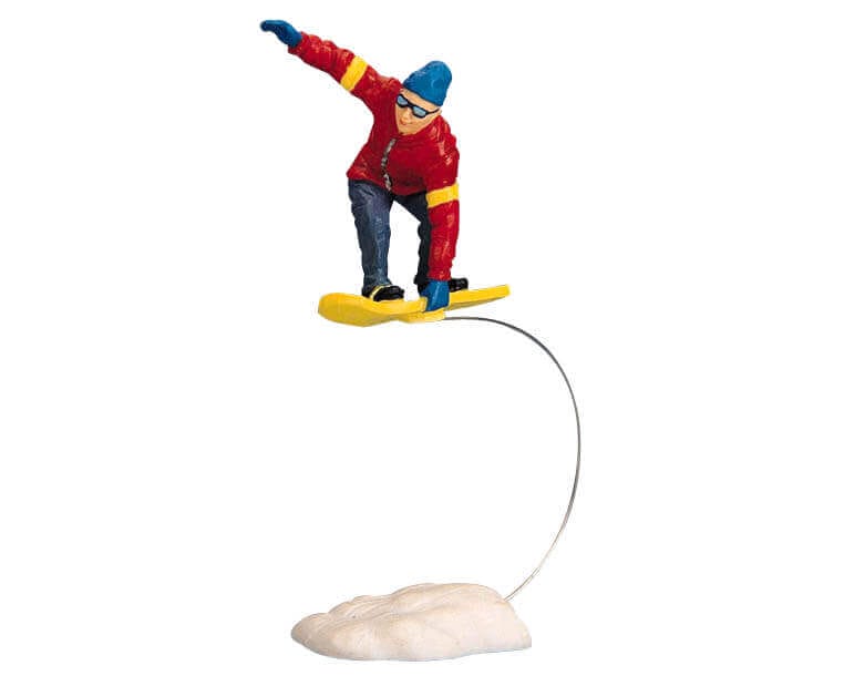 lemax-snowboarding-fun-figurine-sports-d-hiver-village image 2