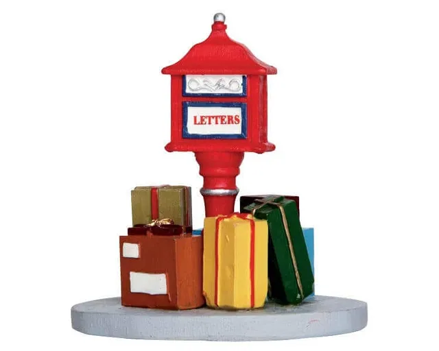 lemax-overloaded-mailbox-figurine-boite-aux-lettres-village-de-no-l image 1