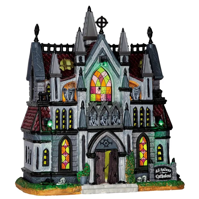 lemax-all-hallows-cathedral-glise-lumineuse-spooky-town image 1