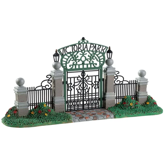lemax-victoria-park-gateway-portail-miniature-pour-village-de-no-l image 1