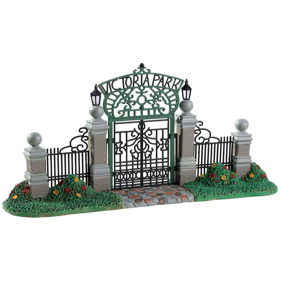 lemax-victoria-park-gateway-portail-miniature-pour-village-de-no-l image 1