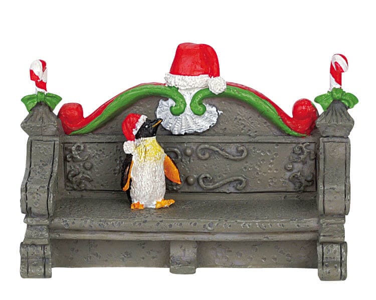 lemax-santa-s-bench-banc-du-p-re-no-l-miniature image 1