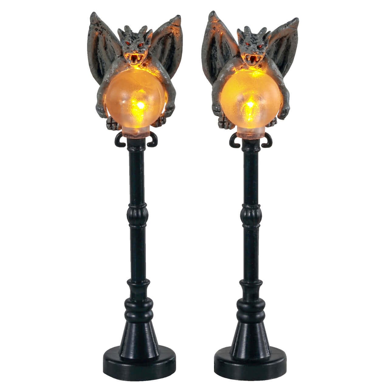lemax-gargoyle-lamp-post-accessoire-r-verb-re-lumineux-spooky-town image 2