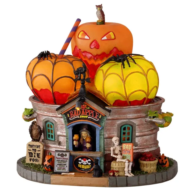 lemax-the-bad-apple-shop-boutique-pommes-empoisonn-es-spooky-town image 1