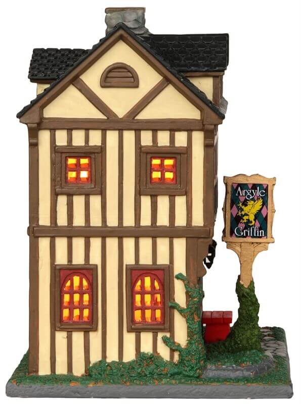 lemax-argyle-griffin-pub-maison-pub-irlandais-lumineux-pour-village-de-no-l image 2