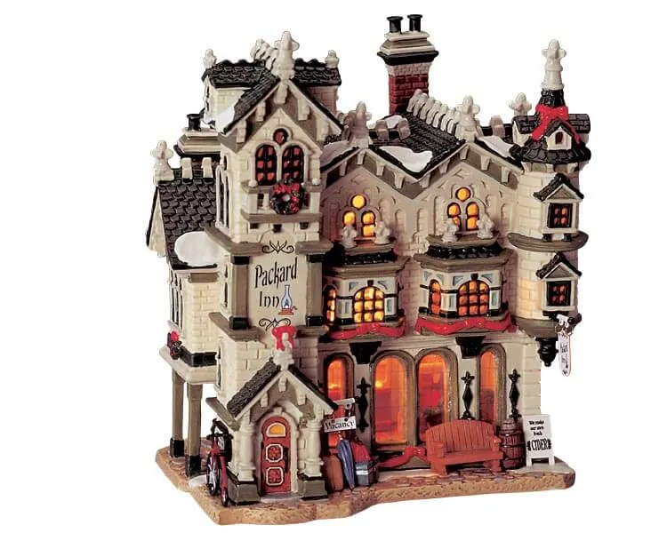 lemax-packard-inn-auberge-miniature-lumineuse-village-de-no-l image 1