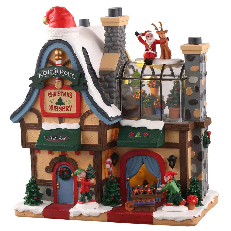 lemax-north-pole-nursery-p-pini-re-du-p-re-no-l-lumineuse image 1