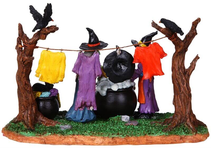 lemax-witches-laundry-day-figurine-spooky-town-halloween image 4
