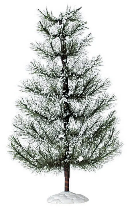 lemax-white-pine-extra-large-grand-sapin-vert-stable-pour-village image 1