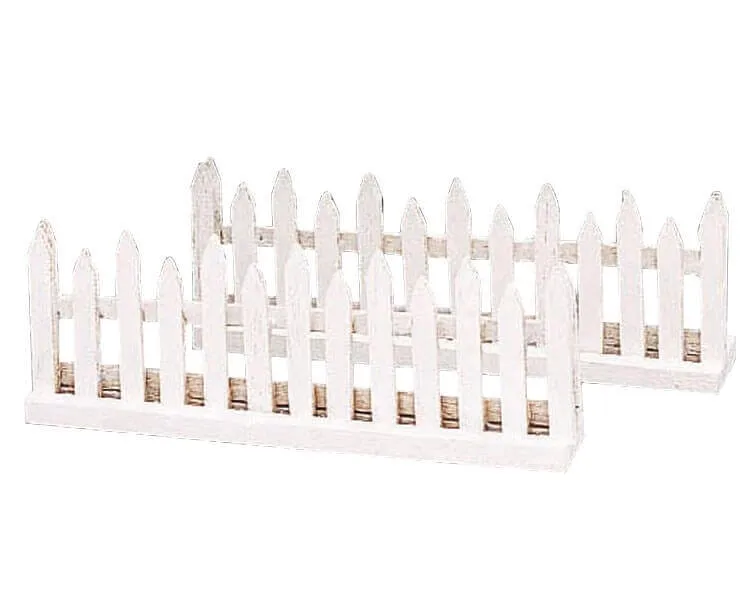 lemax-wooden-fence-set-de-2-cl-tures-bois-village-miniature image 1