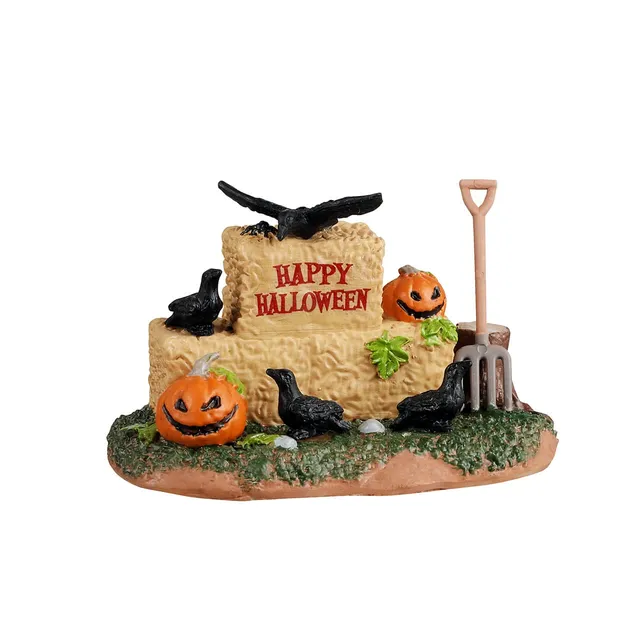 lemax-crow-club-sc-ne-miniature-halloween-corbeaux-spooky-town image 1