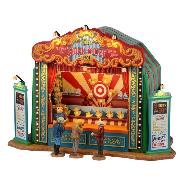 lemax-the-duck-hunt-stand-de-f-te-foraine-carnival-1907 image 1