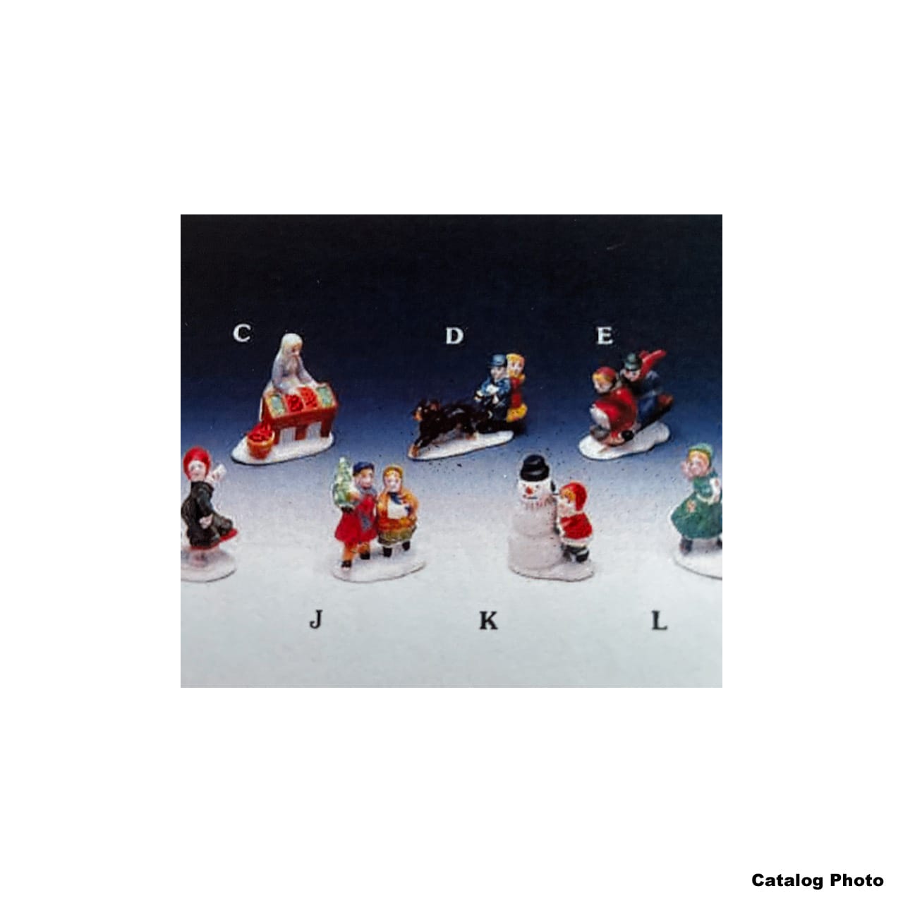 lemax-skating-kids-with-dog-figurine-enfants-patinage-village-de-no-l image 2