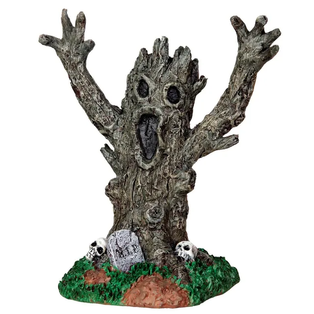 lemax-spooky-trees-monster-arbres-monstres-miniatures-halloween image 1