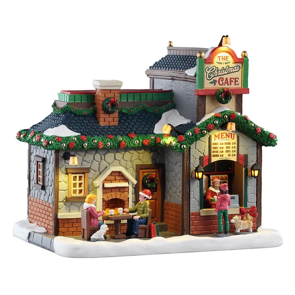 lemax-the-christmas-caf-maison-miniature-lumineuse-caddington image 1