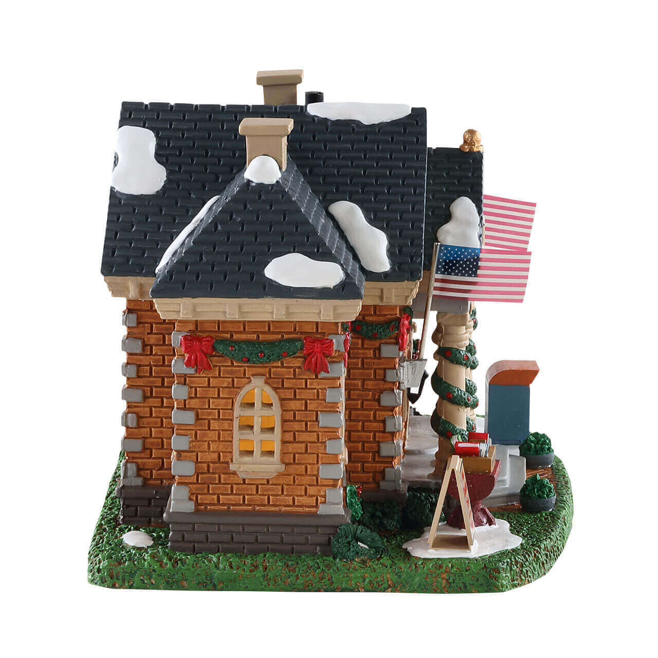 lemax-maybridge-public-library-b-timent-miniature-lumineux-village-de-no-l image 3