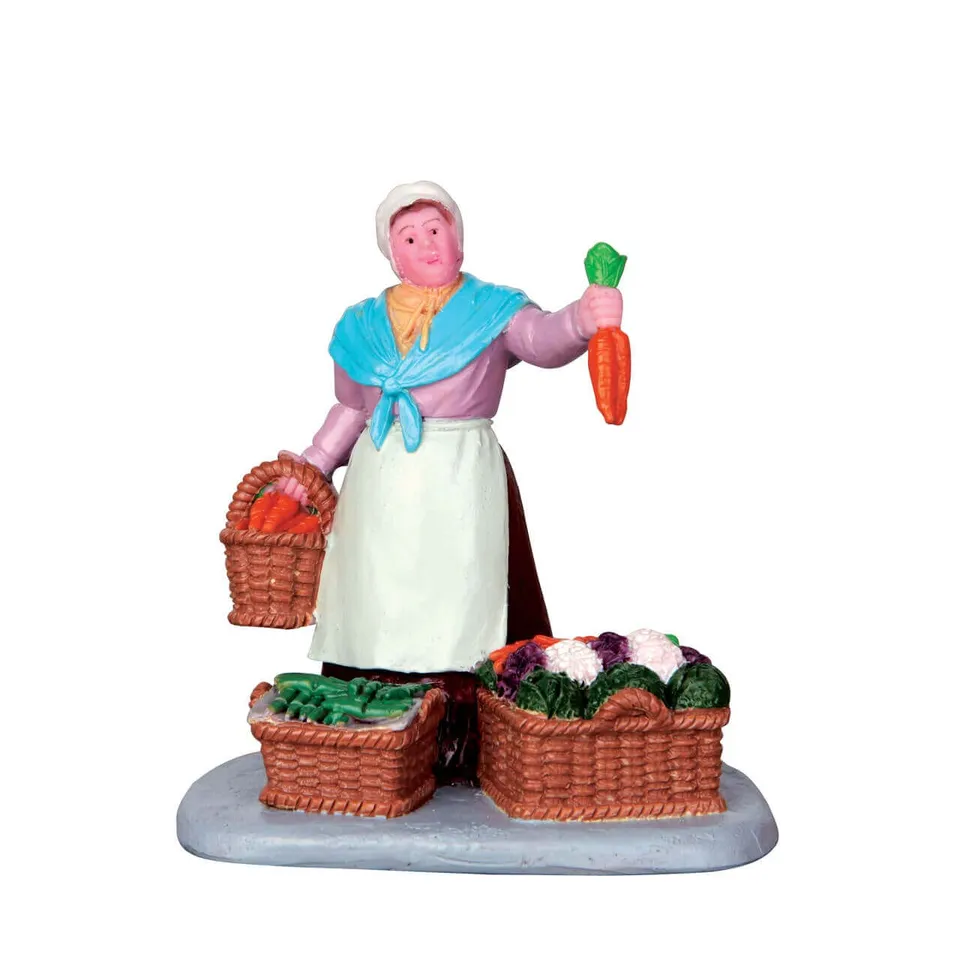 lemax-vegetable-vendor-figurine-marchand-village-de-no-l image 1