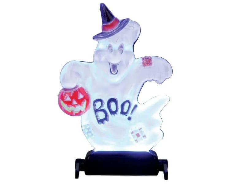 lemax-spooky-town-yard-light-boo-ghost-lampadaire-fant-me-lumineux image 1