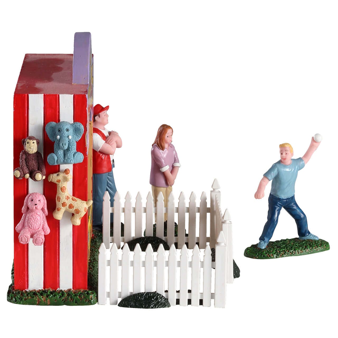 lemax-tin-can-alley-stand-f-te-foraine-miniature-carnival image 2