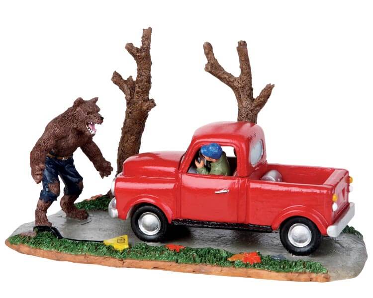 lemax-danger-ahead-figurine-spooky-town-halloween image 1