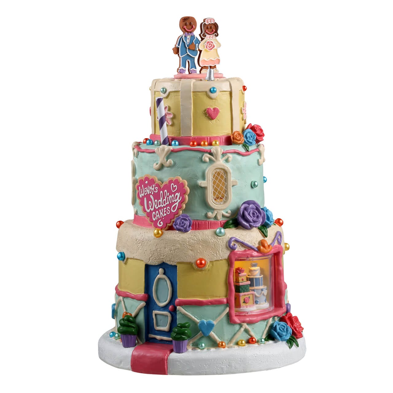 lemax-wendy-s-wedding-cakes-maison-miniature-lumineuse-sugar-n-spice image 1