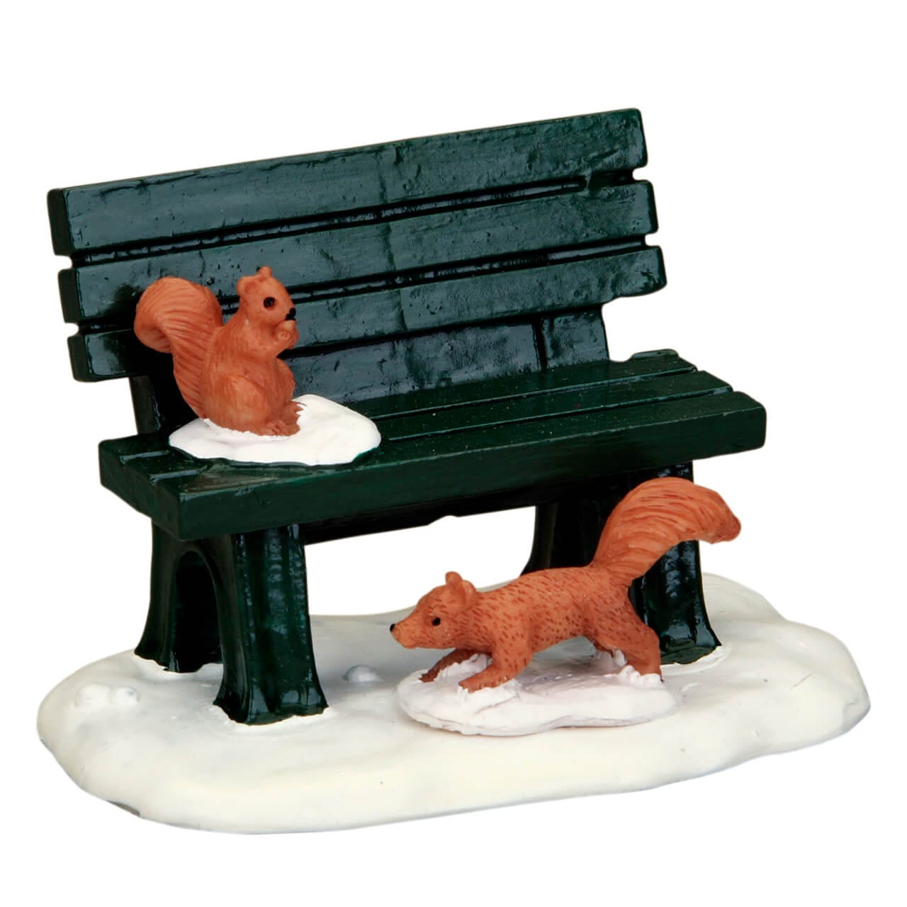 lemax-park-bench-in-winter-accessoire-banc-d-hiver image 2