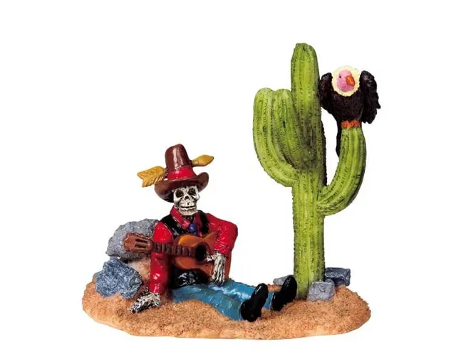 lemax-dead-cowboy-blues-figurine-spooky-town-halloween image 1