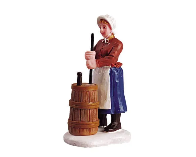 lemax-churning-butter-figurine-village-miniature image 1