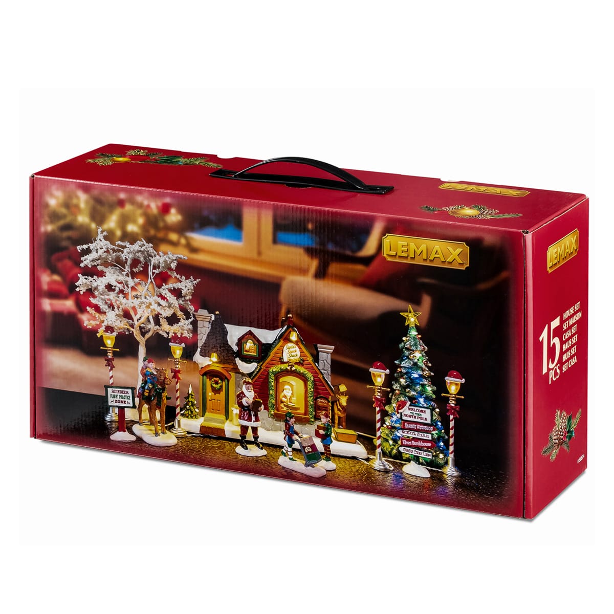 lemax-santa-s-snack-shack-set-cabane-gourmande-santa-s-wonderland image 2