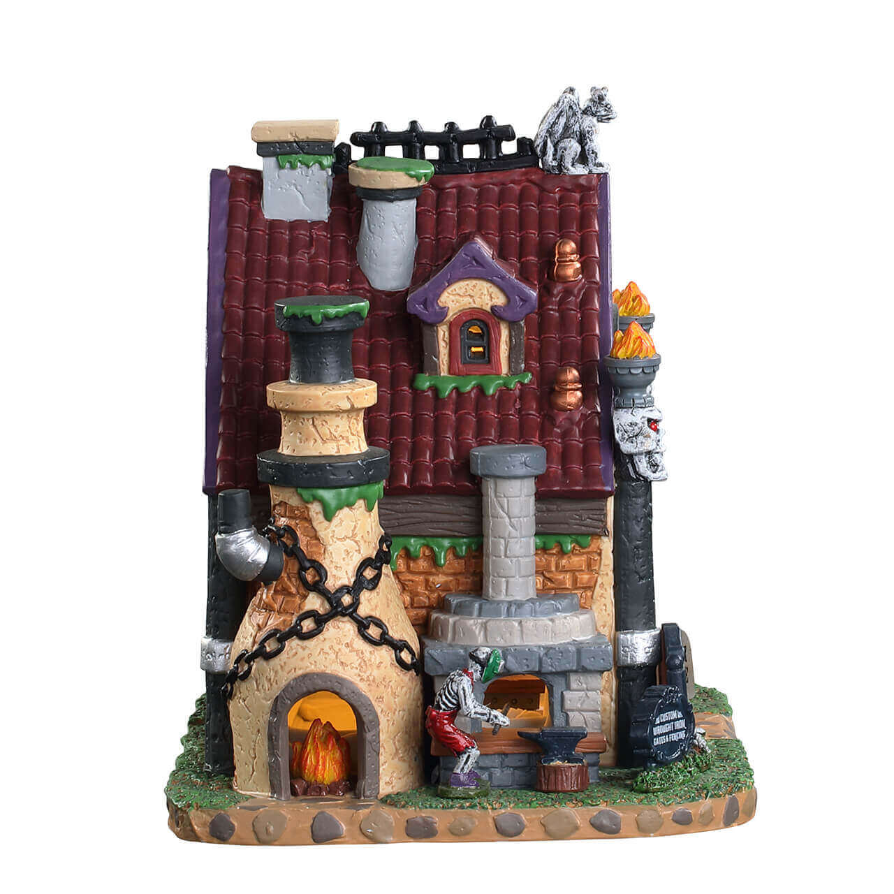lemax-death-s-door-cemetery-gates-portail-cimeti-re-spooky-town image 2