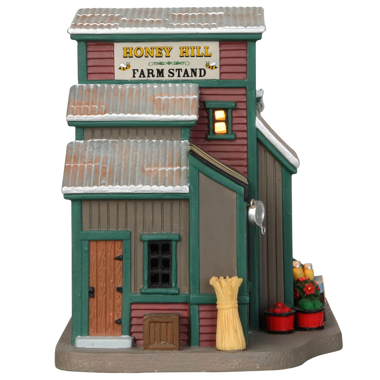 lemax-honey-hill-farm-stand-b-timent-village-miniature-ferme image 3