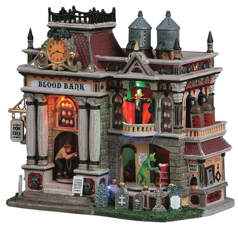 lemax-the-blood-bank-b-timent-spooky-town-lumineux-et-anim image 1