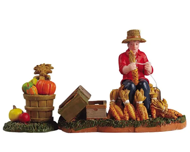 lemax-indian-corn-accessoire-village-de-no-l-ma-s-d-coratif image 1
