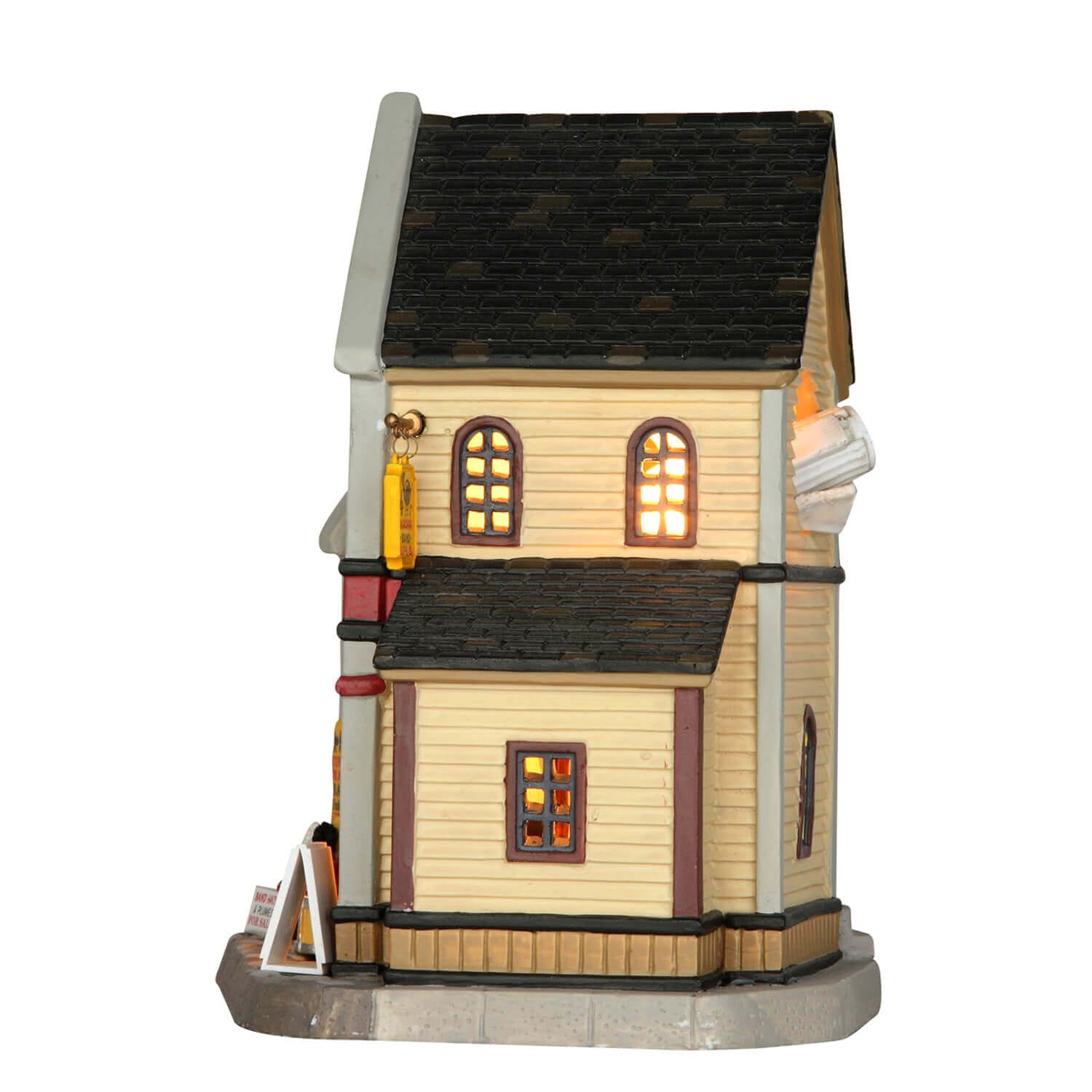 lemax-fanfare-music-shop-boutique-de-musique-miniature-lumineuse image 3