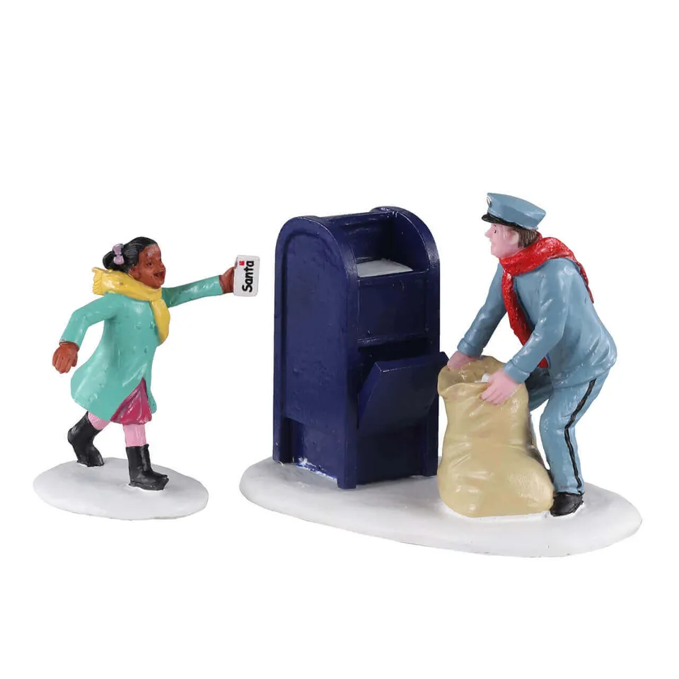 lemax-just-in-time-figurine-facteur-et-fillette-no-l image 1
