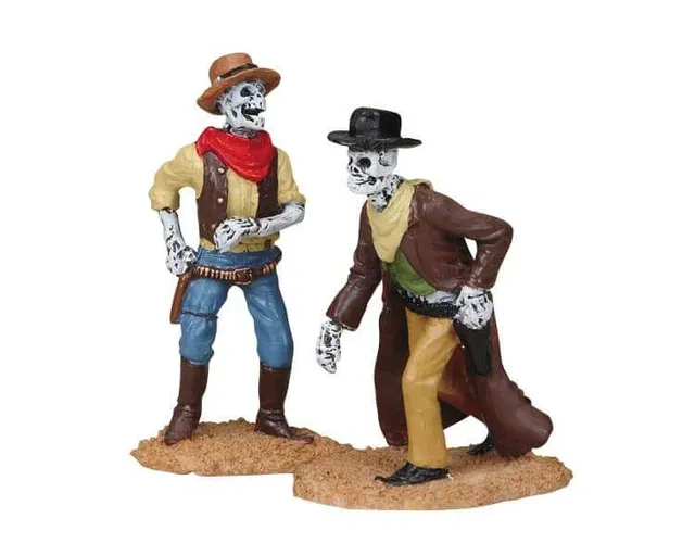lemax-gunfighters-figurines-duel-western-spooky-town image 1