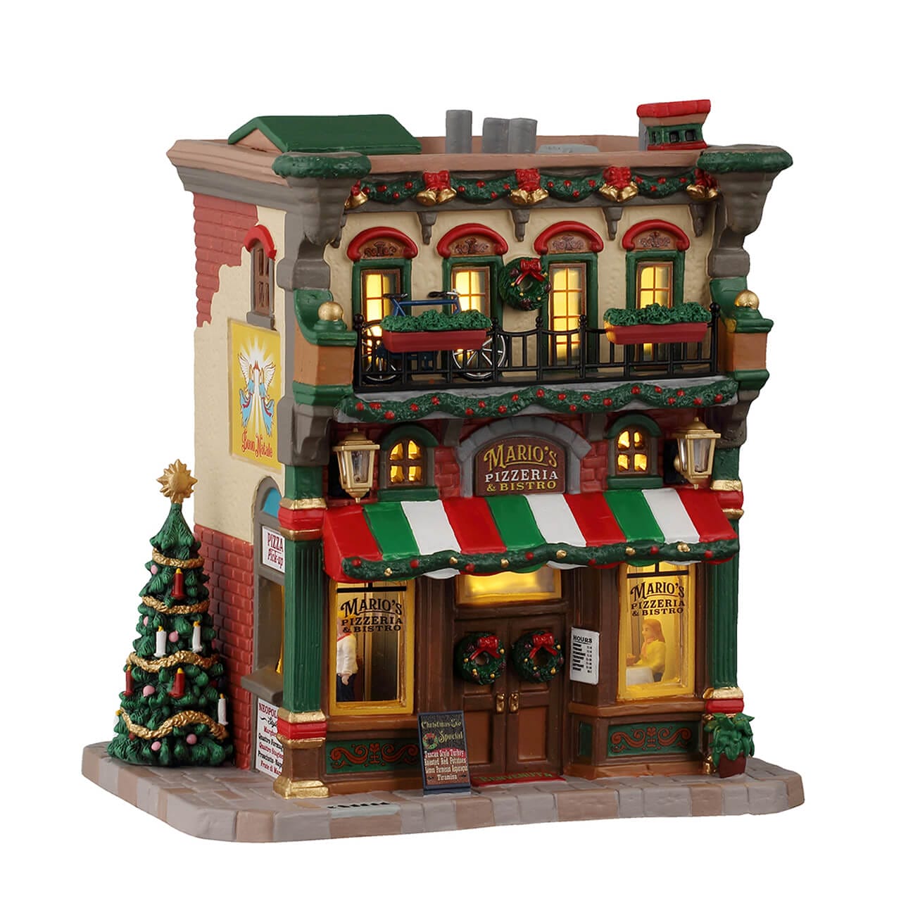 lemax-mario-s-pizzeria-bistro-restaurant-miniature-lumineux-caddington image 1