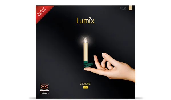 krinner-lumix-classic-mini-basis-set-12-bougies-led-ivoire-t-l-commande image 1
