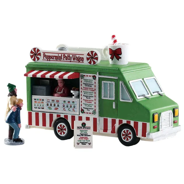 lemax-peppermint-food-truck-camion-gourmand-miniature image 1