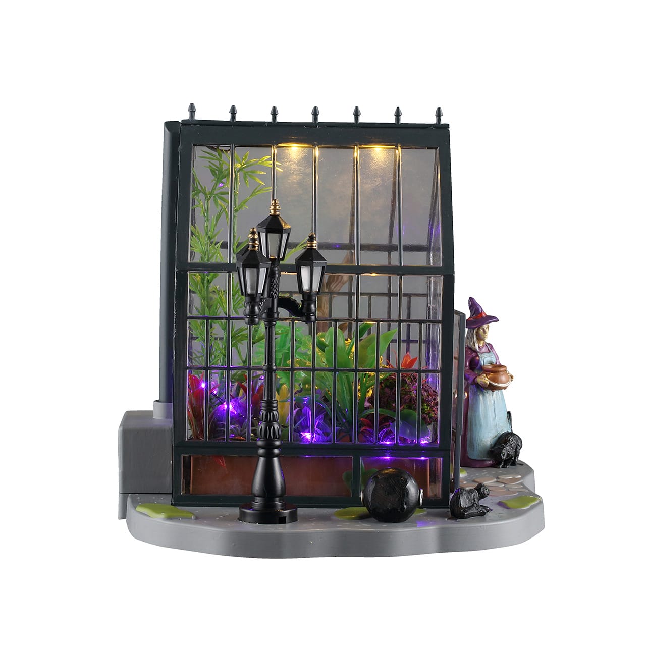 lemax-agatha-s-greenhouse-b-timent-miniature-lumineux-spooky-town image 2