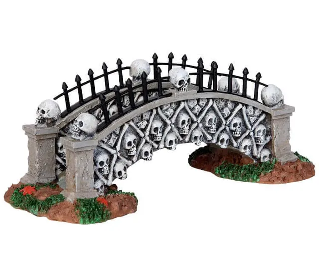 lemax-skull-bridge-accessoire-pont-spooky-town image 1